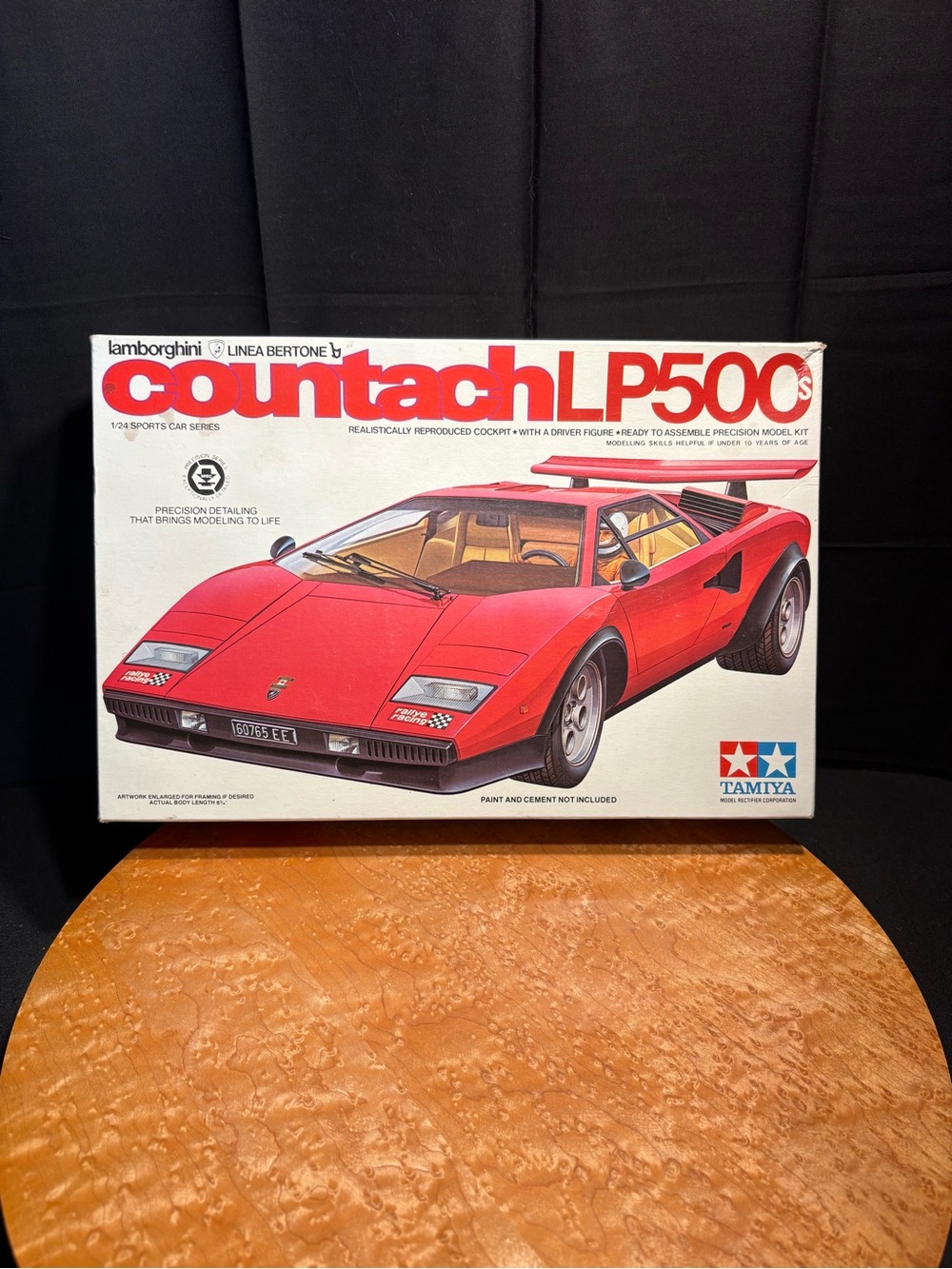 Vtg Tamiya 1/24 Lamborghini Countach LP500S Model Kit #2406